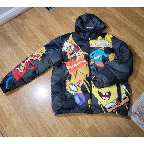 Nickelodeon Other - Member Only Men's Nickelodeon Puffer Jacket L